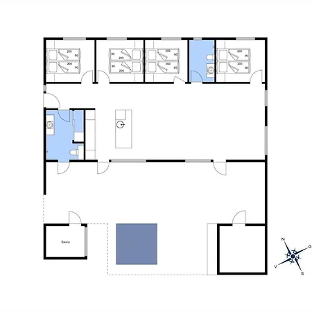 30417-odder-strandlodden-3 Casa vacanze *